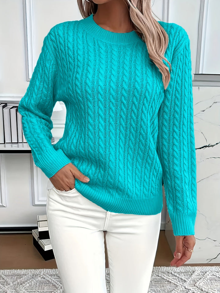 Bernila™ | Soft Cable Knit Sweater