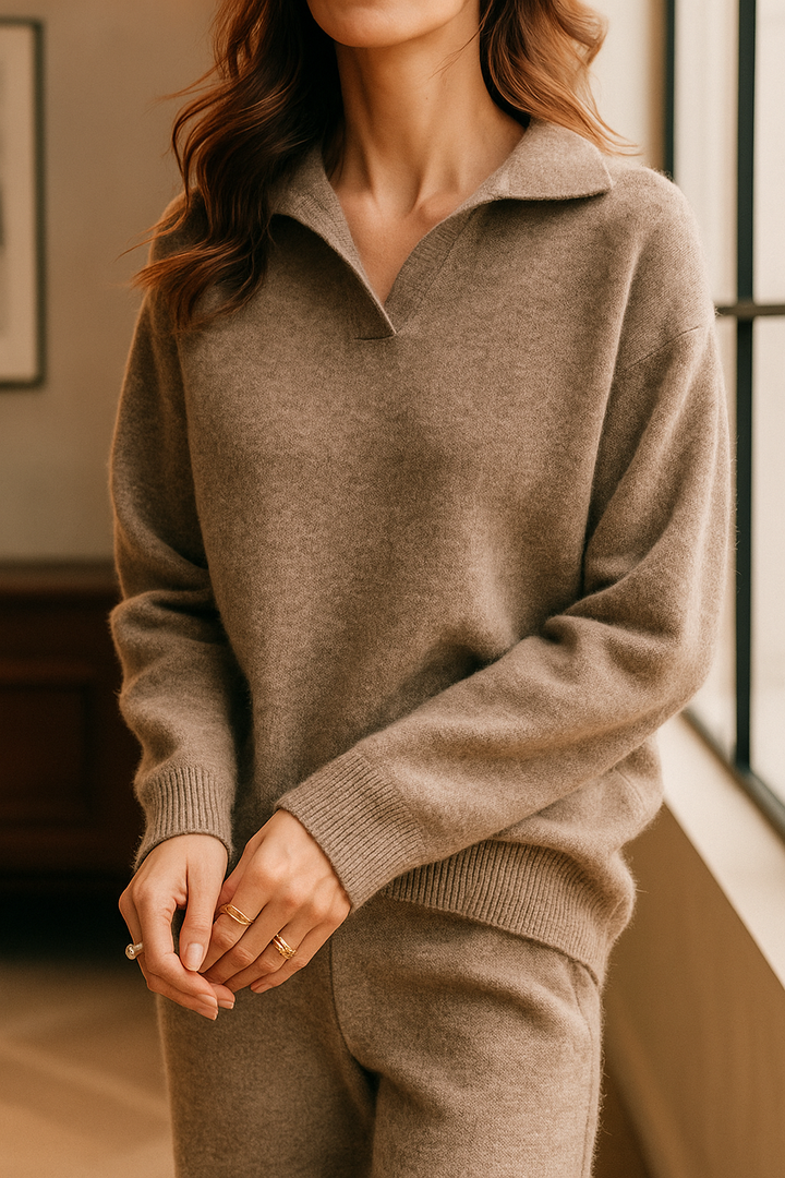 Joanna | Polo Knit Set