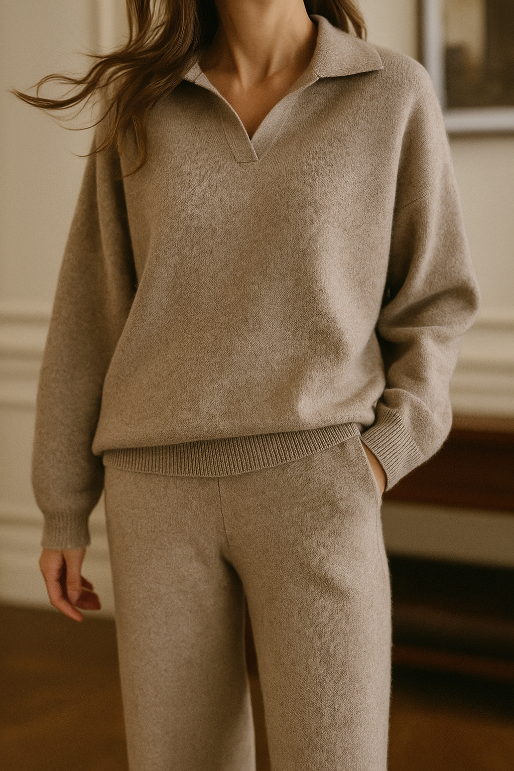Joanna | Polo Knit Set