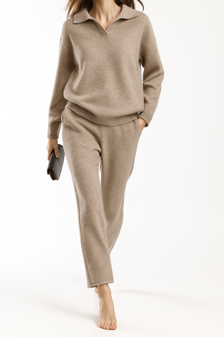 Joanna | Polo Knit Set