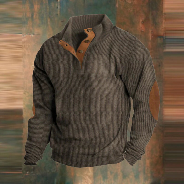 Aubin™ | Stylish Ribbed Sweatshirt