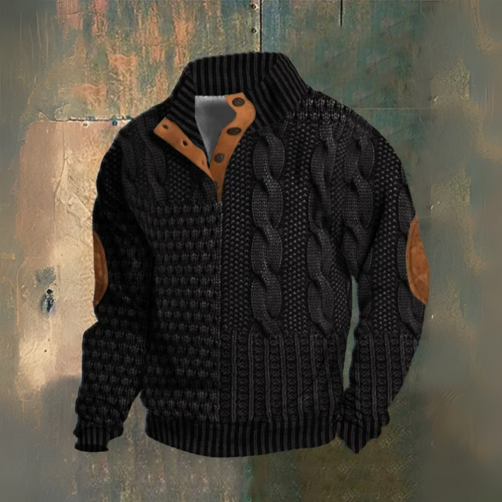 Eloi™ | Stylish Sweater with High Collar