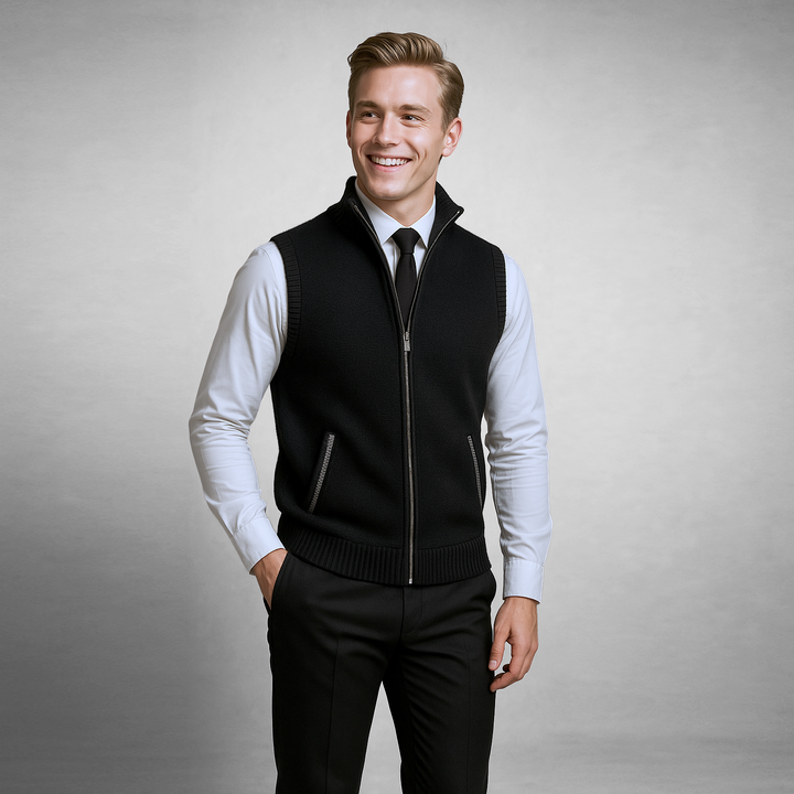 Harrison | Full-Zip Sweater Vest