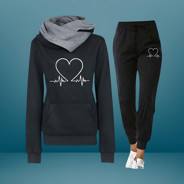 Eliana | Love Heart Hoodie & Jogger Set