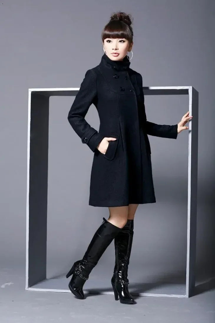 Clara™ | Elegant Dress Coat
