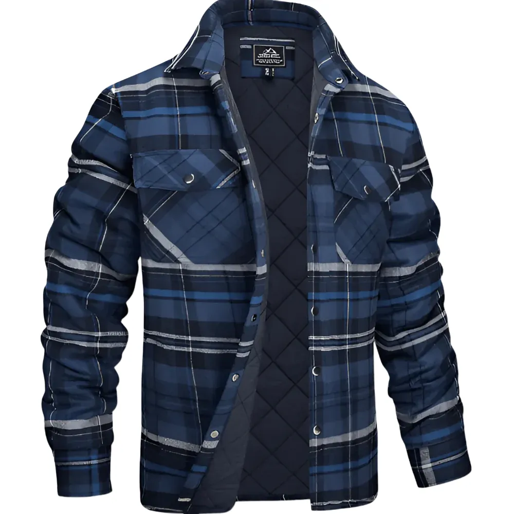Braxton | Plaid Zip Jacket