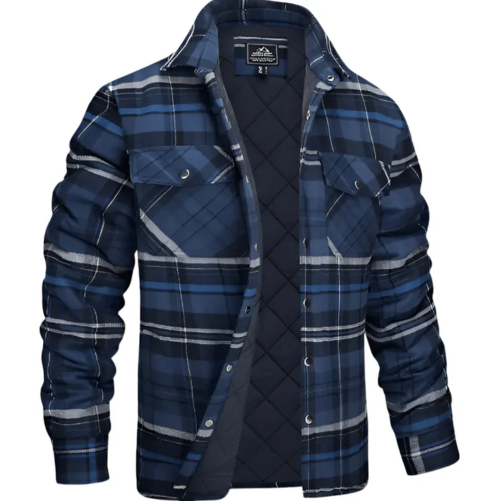 Braxton | Plaid Zip Jacket